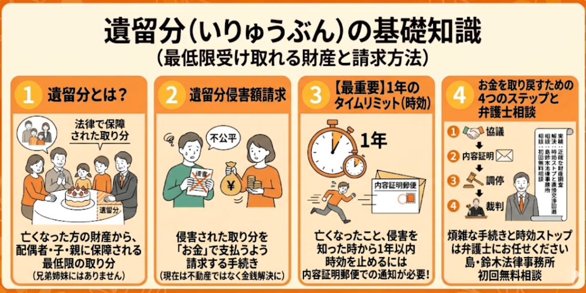 遺留分侵害額請求について